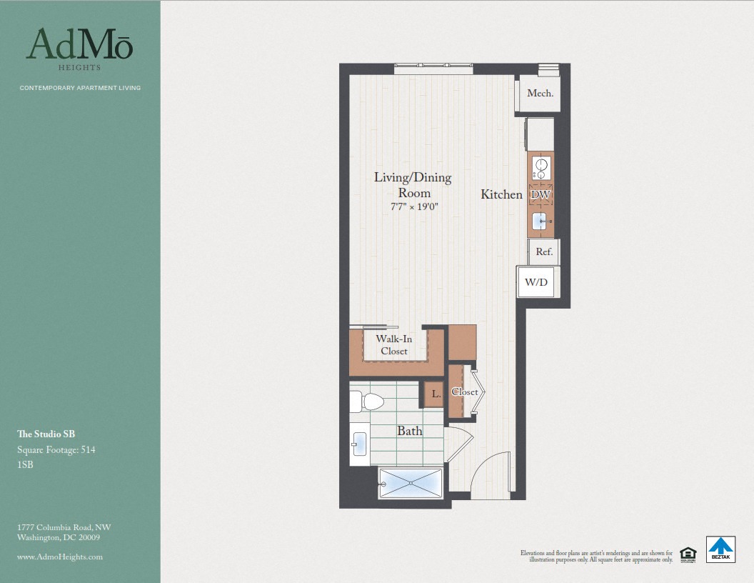 The Studio SB floor plan